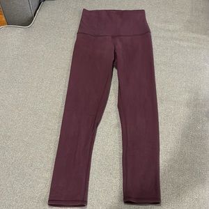 Lululemon Wunder Unders Hi-Waist/Rolled down Crops